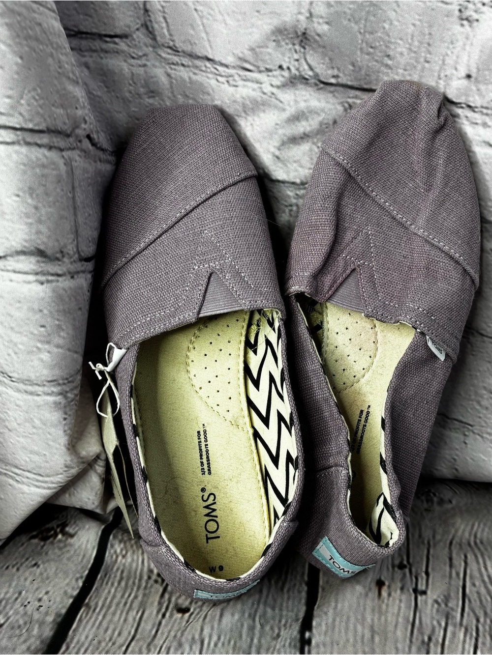 TOMS Women's Alpargata Cloudbound Slip-On Sneakers Flats Elderberry Sz 9 AS IS - Picture 7 of 10